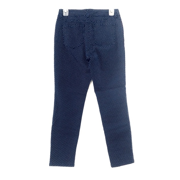 Charter Club Bristol Size 2P Skinny Ankle Jeans Stretch High Rise Blue Polka Dot - Picture 3 of 7